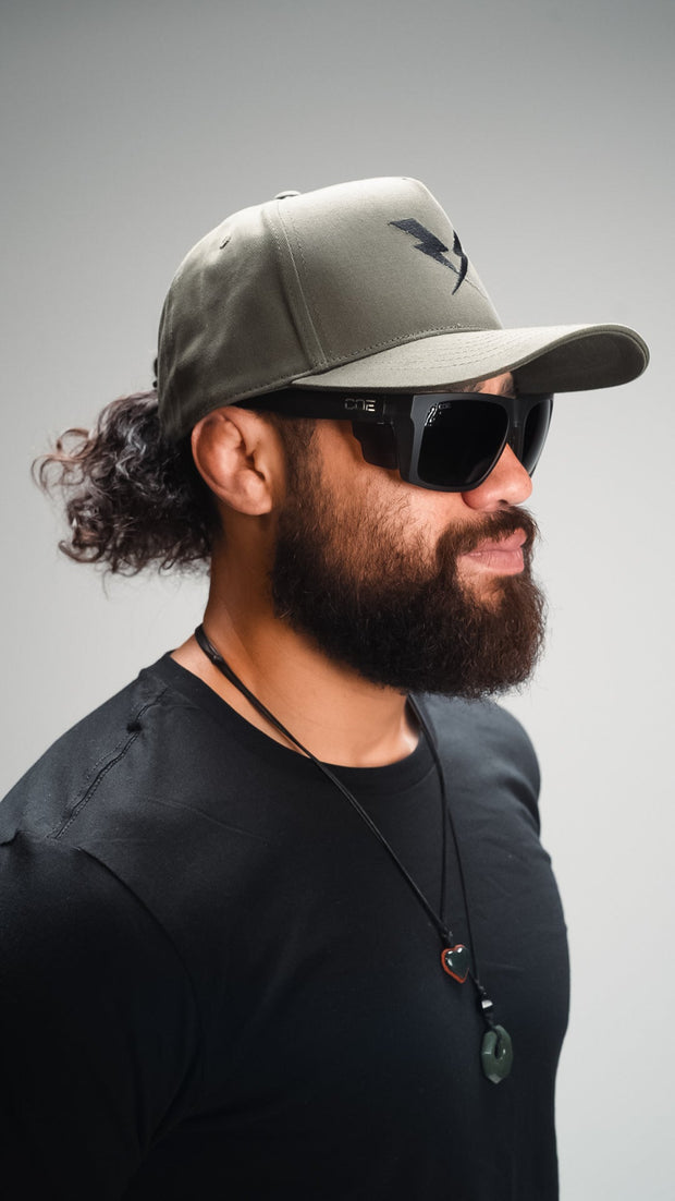 Curve Olive Snapback - Co Eyewear