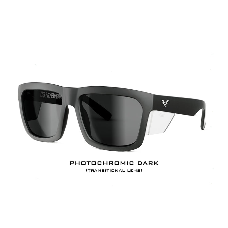 Hard Money Z87+ Matte Black Photochromic - Co Eyewear