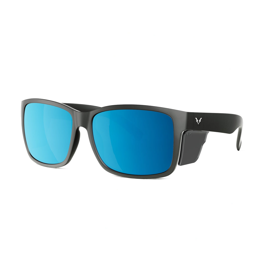 GLASSブラックXL Jaxson XL Round Glasses | Black Smoke Crystal | Diff Eyewear