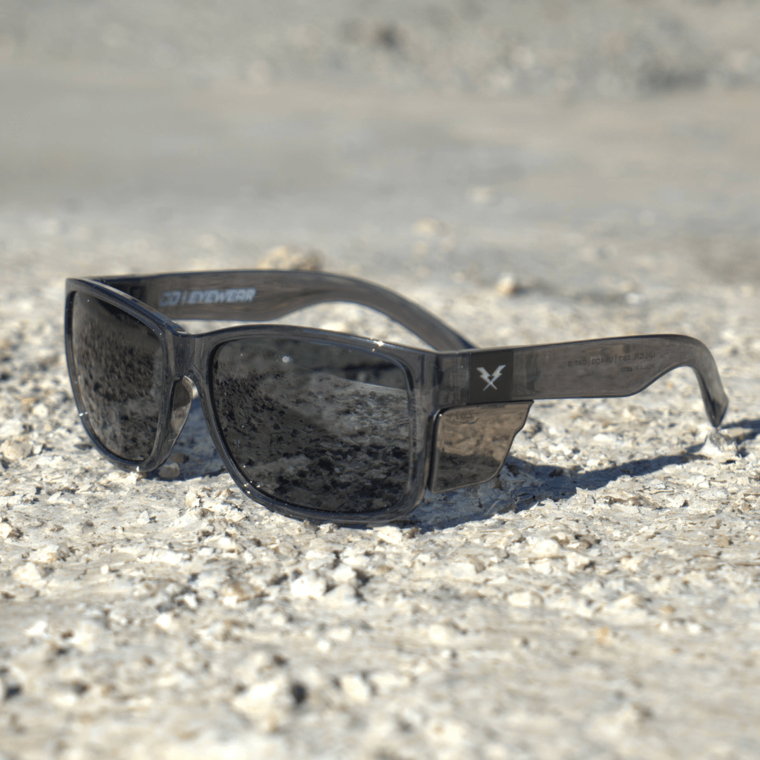 Oiler Z87+ Safety Glasses | Gray | Co Eyewear