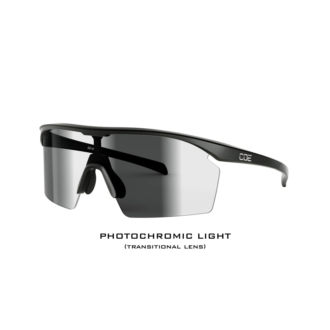 Surge matte Black Z87+ Photochromic Safety Glasses | Co Eyewear